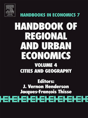 cover image of Handbook of Regional and Urban Economics